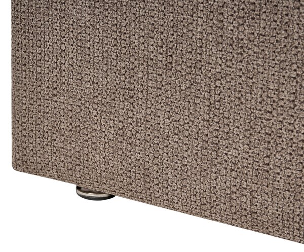 Postel s úložným prostorem Tkanina TARASCON 180 x 200 cm Taupe