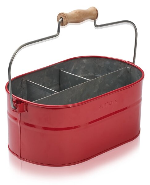 Plechový úložný box System Bucket Red