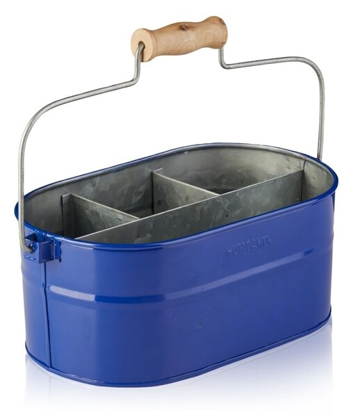Plechový úložný box System Bucket Blue