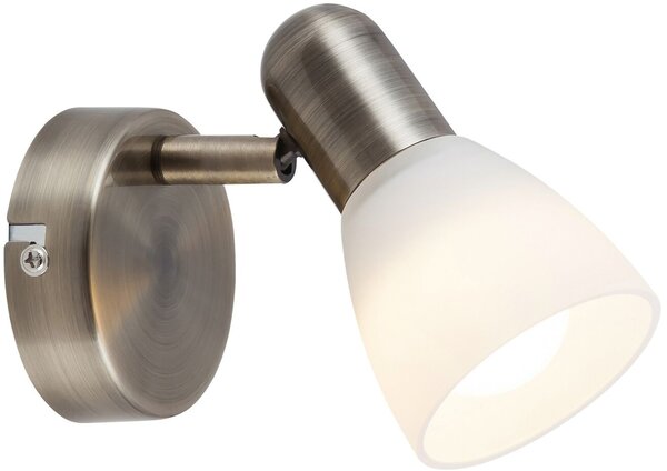 Rabalux Soma nástěnné svítidlo 1x40 W bílá-hnědá 6306
