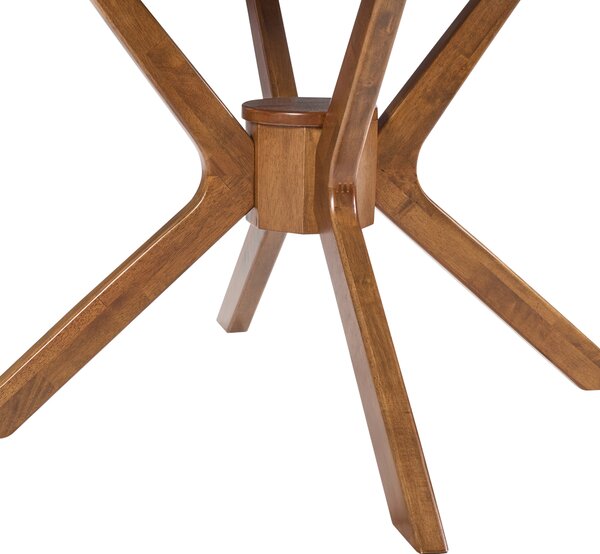 Rozkládací jídelní stůl TYMIS Tmavý dub 107/137 cm 107 cm