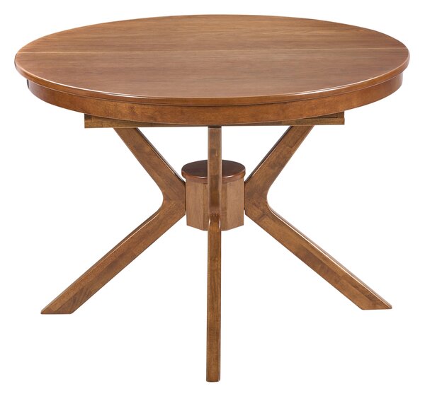 Rozkládací jídelní stůl TYMIS Tmavý dub 107/137 cm 107 cm