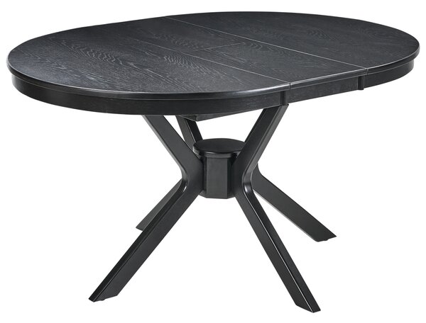 Rozkládací jídelní stůl TYMIS Černý dub 107/137 cm 107 cm