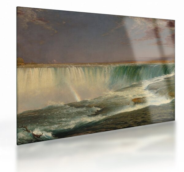 Skleněný obraz - Frederic Edwin Church, Niagara, reprodukce (70x50 cm)