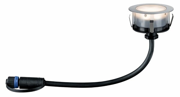 Paulmann Plug&Shine zemní svítidlo Floor Eco IP65 3000K 3x1W 24V stříbrná 936.92 P 93692