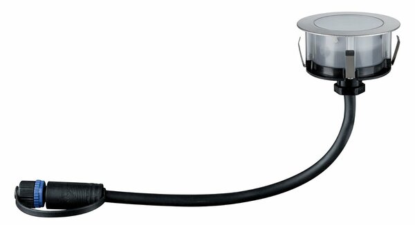 Paulmann Plug&Shine zemní svítidlo Floor Eco IP65 3000K 1W 24V stříbrná 939.53 P 93953