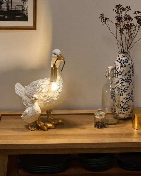 Stolní lampa Kachna DAFFY Bílá