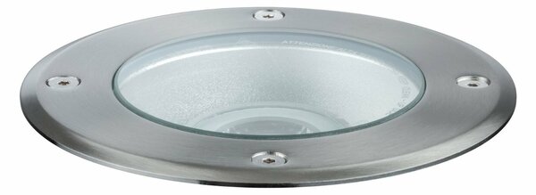 Paulmann Plug&Shine zemní svítidlo IP67 3000K 38° 6W 24V stříbrná nastavitelné 939.08 P 93908