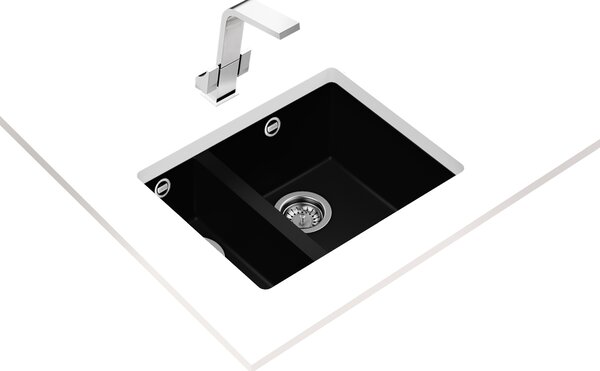 Teka Square dřez tegranit 56x44 cm černá 115260029