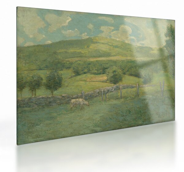 Skleněný obraz - Julian Alden Weir, Obweebetuck, reprodukce (70x50 cm)