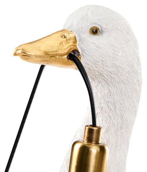 Stolní lampa Kachna DAFFY Bílá