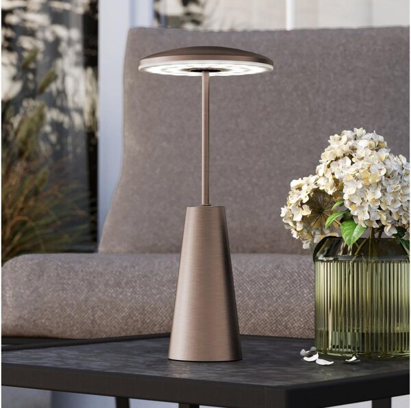 Eglo 900924 - LED Stmívatelná venkovní lampa PICCOLA 2,8W/5V 5200mAh IP54 béžová