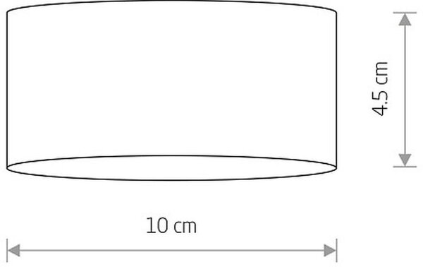 Nowodvorski Lighting Flea stropní světlo 1x12 W černá 8203