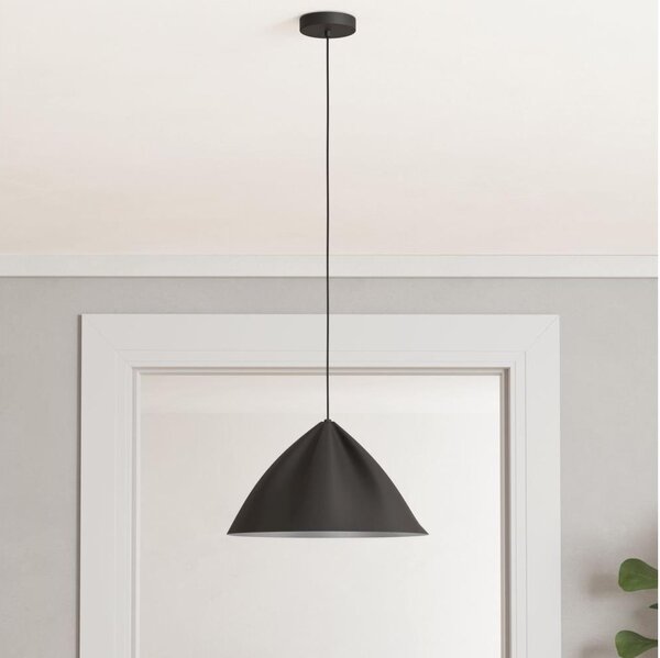 Eglo 900835 - Lustr na lanku PODERE 1xE27/40W/230V černá