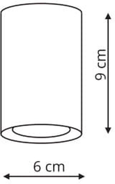 Light Prestige Manacor stropní světlo 1x50 W černá LP-232/1D-90CZARNE