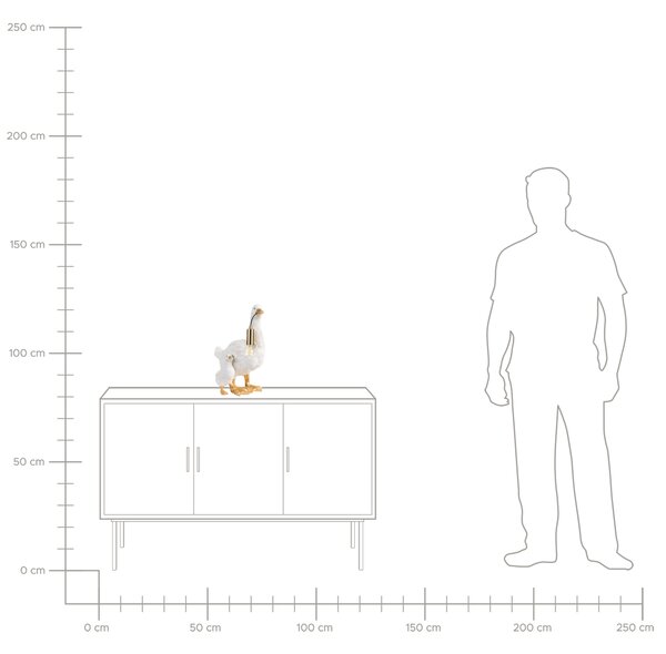 Stolní lampa Kachna DAFFY Bílá