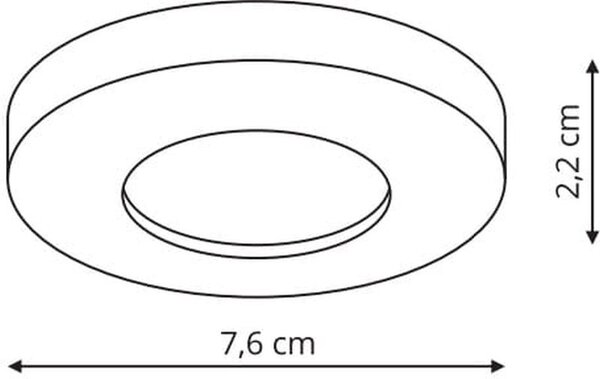 Light Prestige Lagos zapuštěná světla 1x50 W černá LP-440/1RSBK