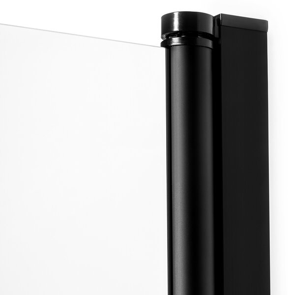 New Trendy Superia Black sprchový kout 90x80 cm obdélníkový černá matný/průhledné sklo K-0801