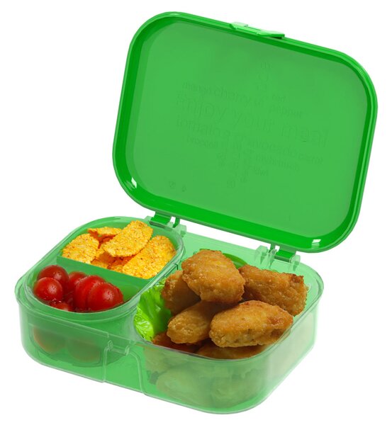 Sada krabiček na svačinu MyBrunch 2v1 1220 + 400 ml Barva: zelená