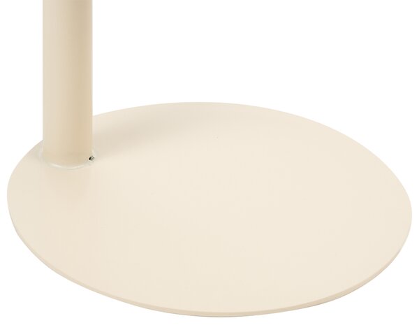 Zahradní odkládací stolek VENTURINA 40 cm 40 cm Kov Béžová