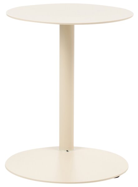Zahradní odkládací stolek VENTURINA 40 cm 40 cm Kov Béžová
