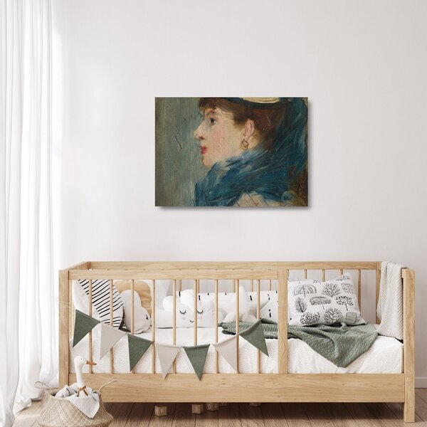 Skleněný obraz - Edouard Manet, Portrait of a Lady, reprodukce (70x50 cm)