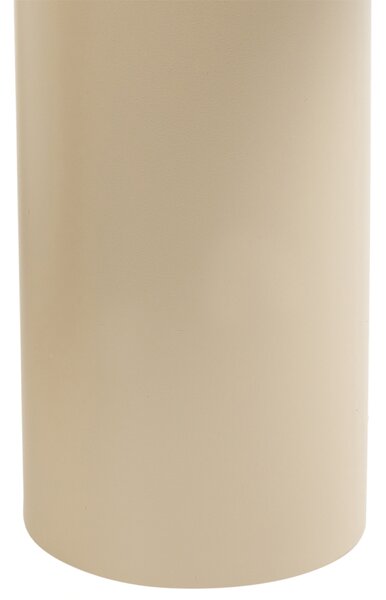 Zahradní konferenční stolek VIPITENO 80 cm 80 cm Kov Béžová
