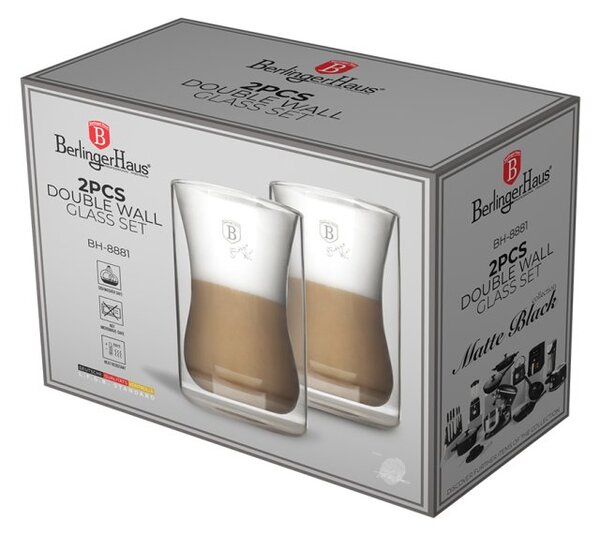 Sklenice na cappuccino sada 2 ks 270 ml