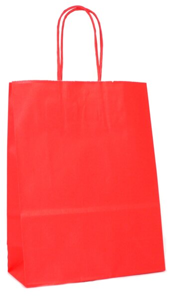 Dárkové tašky červené jednobarevné 14 × 8,5 × 21,5 cm 6ks 8650973