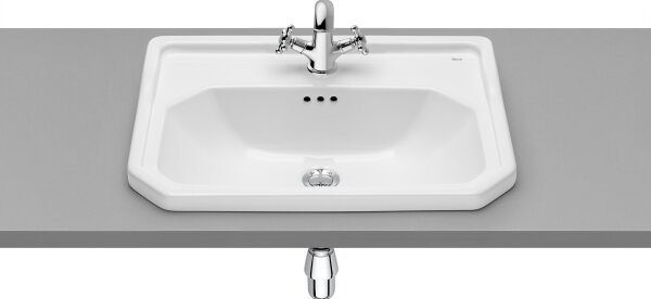 Roca A3270A5000 - Zápustné umyvadlo CARMEN 60x45 cm keramika/bílá