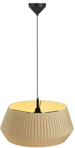Nordlux Dicte závěsné svítidlo 1x60 W černá-béžová 2112373009