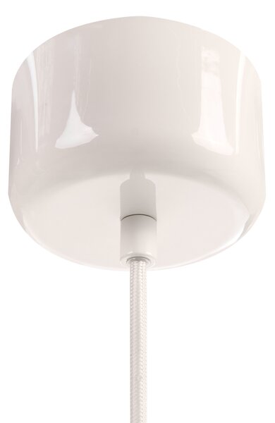 Závěsná lampa LOKY Kov Bílá