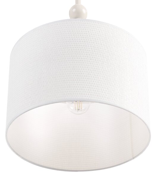 Závěsná lampa LOKY Kov Bílá