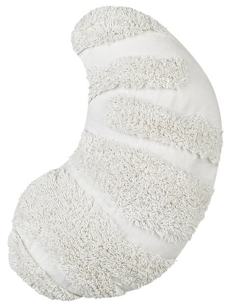 Sada 2 dekorativních polštářů SNOWDROP Bavlna 40 x 25 cm Bílá