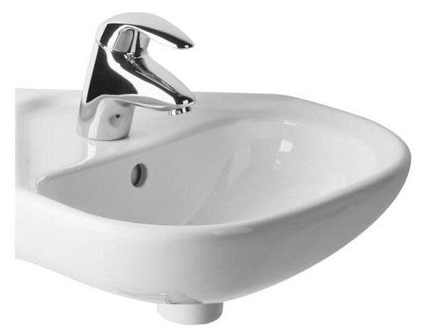 LAUFEN H8166120001311 - Rohové závěsné umyvadlo PRO 45x46 cm keramika/bílá