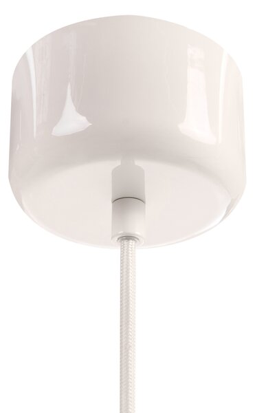 Závěsná lampa LOKY Kov Bílá/Béžová
