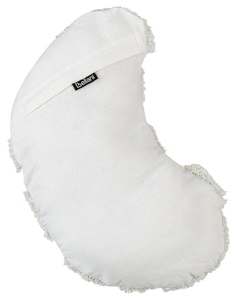 Sada 2 dekorativních polštářů SNOWDROP Bavlna 40 x 25 cm Bílá