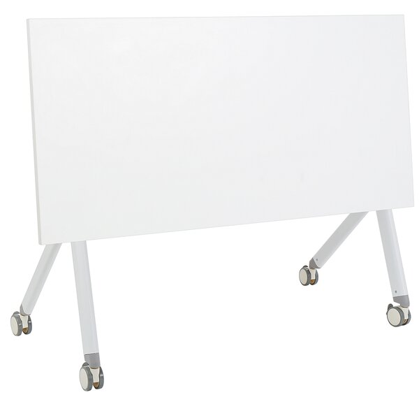 Skládací psací stůl BENDI Bílá 120 cm 60 cm s koly