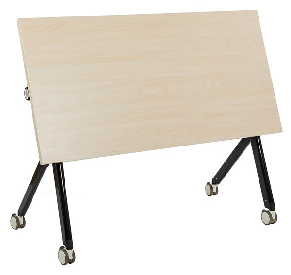 Skládací psací stůl BENDI Světle hnědá 120 cm 60 cm s koly
