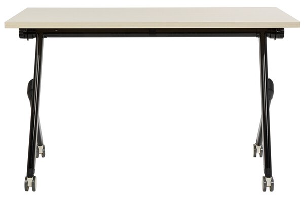 Skládací psací stůl BENDI Světle hnědá 120 cm 60 cm s koly