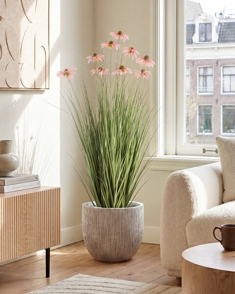 Umělá rostlina RUDBEKDARIUM 120 cm Růžová