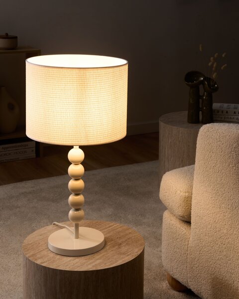 Stolní lampa LOKY Kov Bílá