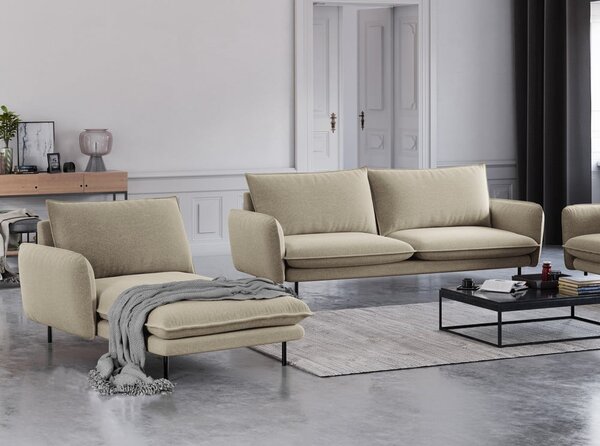 Béžová lenoška Cosmopolitan Design Vienna, levý roh