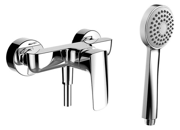 LAUFEN HF500750100600 - Sprchová sada s baterií LAURIN lesklý chrom