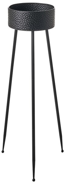 Stojan na květiny LEIKA 33 cm Kov Černá
