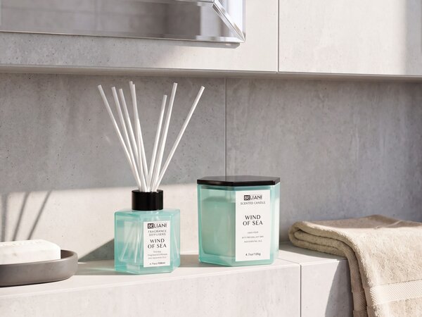 Vonná svíčka s aroma difuzérem CLASSY TINT Sojový vosk Svěží tóny