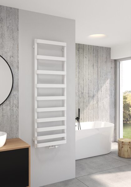 Oltens Varme koupelnový radiátor žebříkový 151x50 cm bílá 55003000