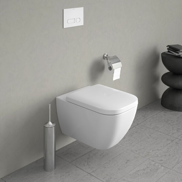 Duravit Happy D.2 záchodová mísa závěsná bez splachovacího kruhu bílá 2222090000