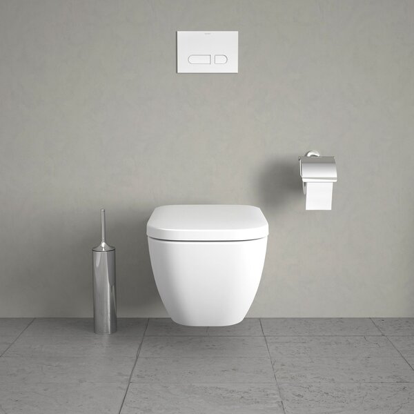 Duravit Happy D.2 záchodová mísa závěsná bez splachovacího kruhu bílá 2222090000