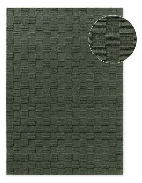 Tmavě zelený ručně tkaný vlněný koberec 200x300 cm Scala – Villeroy&Boch